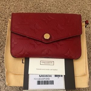 Authentic Louis Vuitton Empreinte Card & Key Pouch